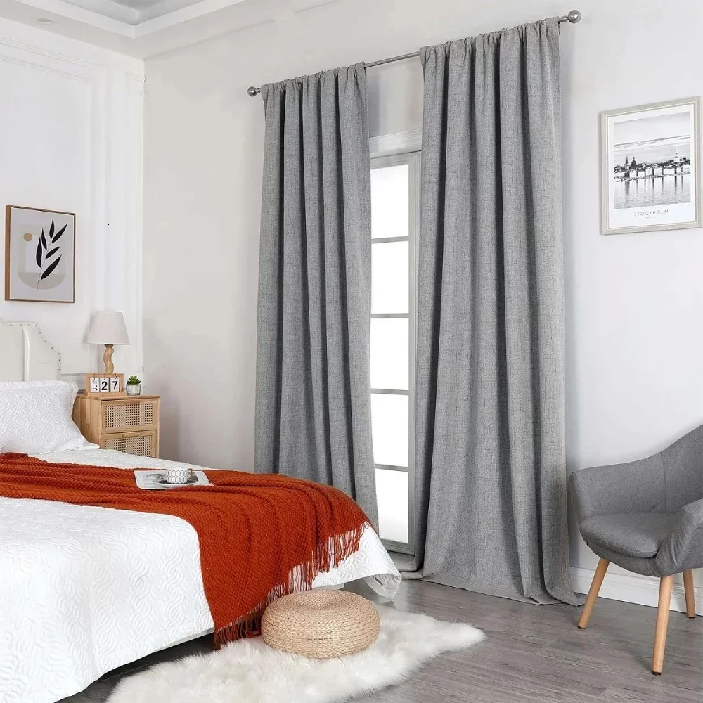 Linen Blackout Curtains