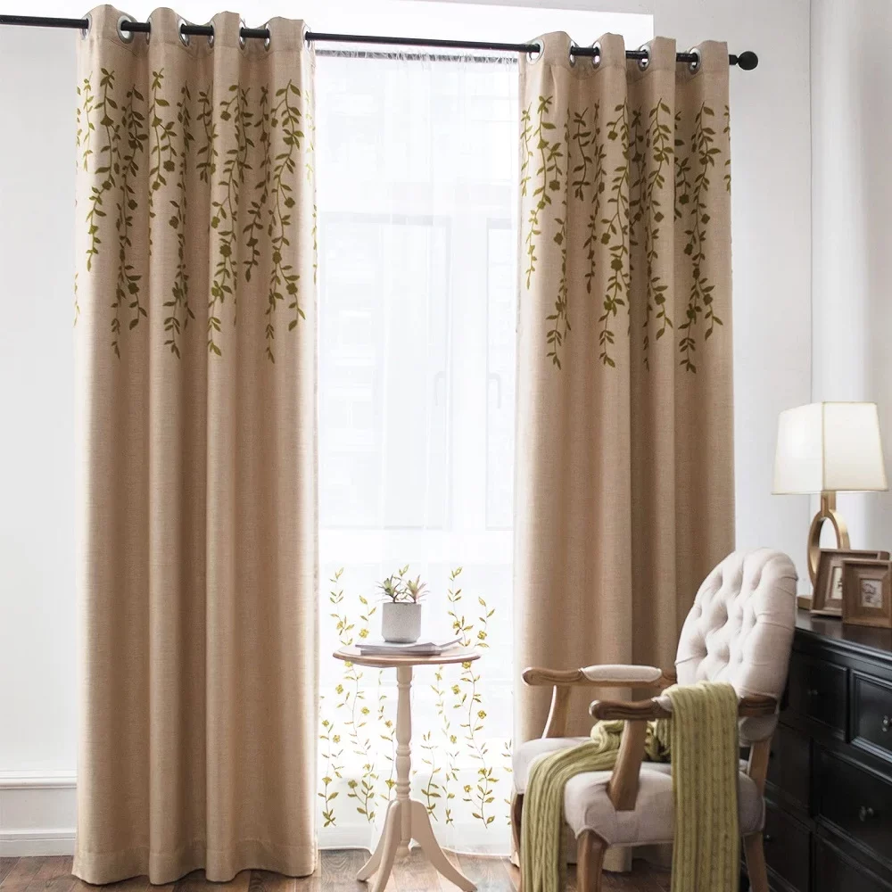 Linen Blackout Curtains