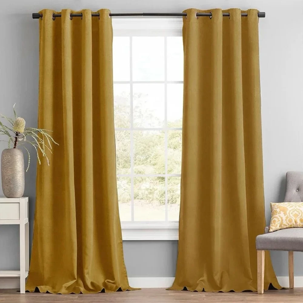 Linen Blackout Curtains
