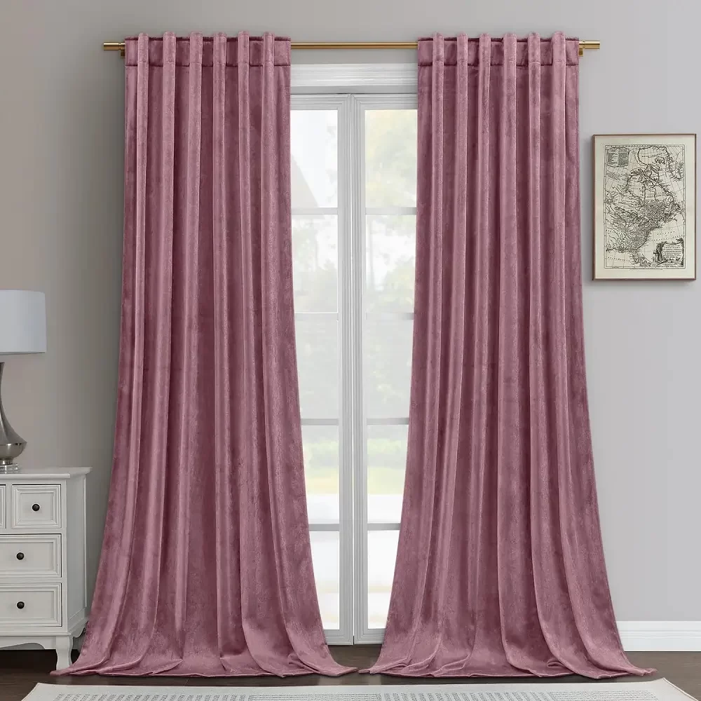 Mauve Curtains