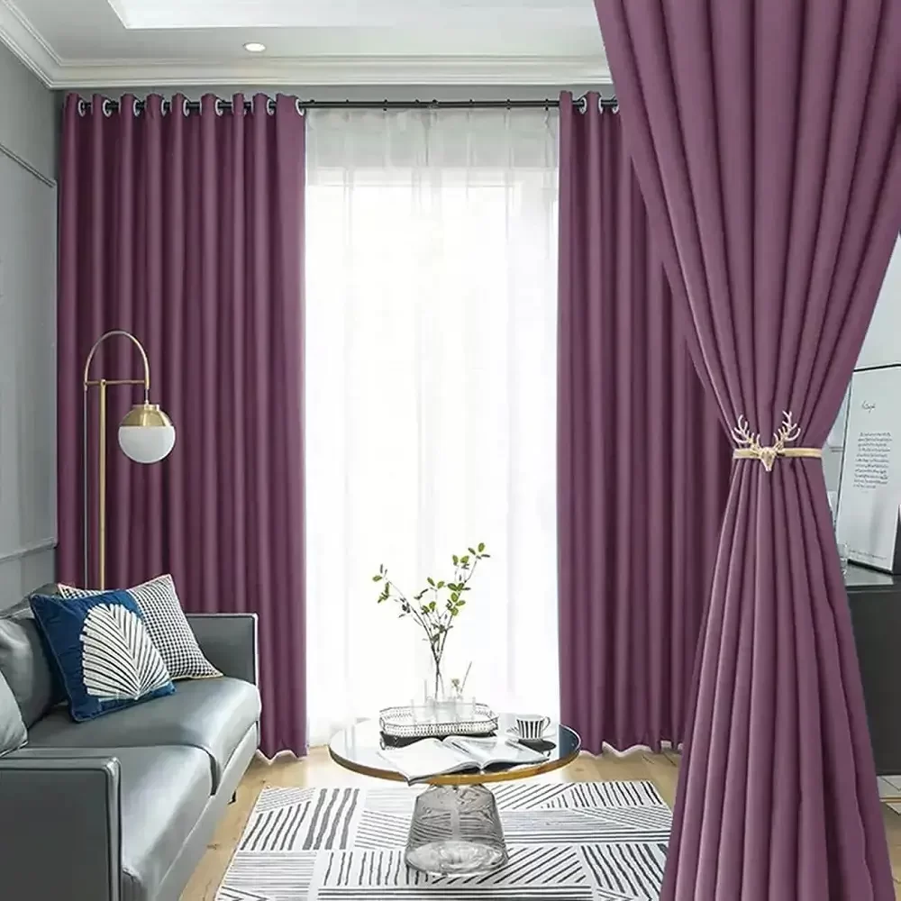 Mauve Curtains