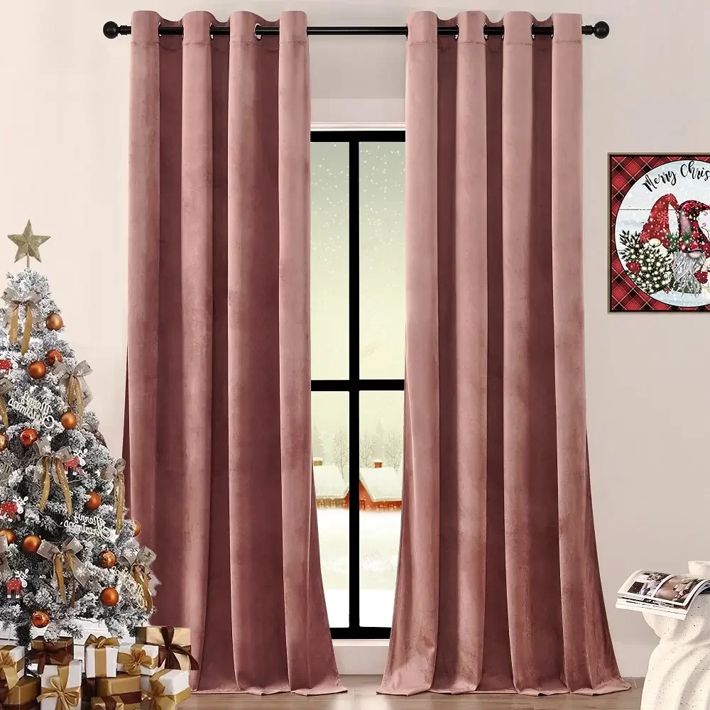Mauve Curtains
