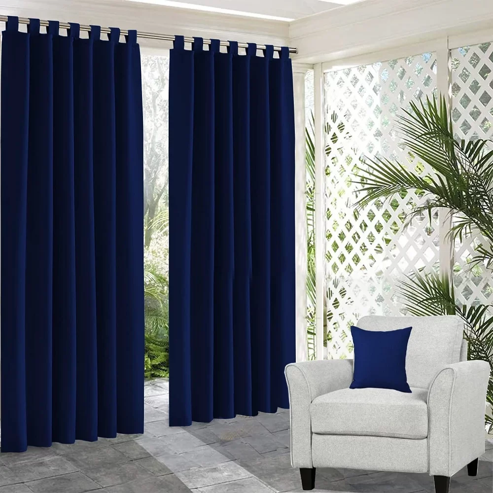 Navy Blue Blackout Curtains