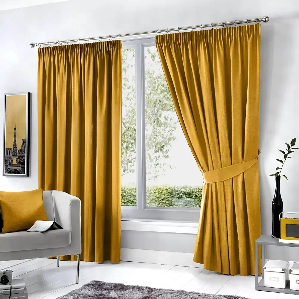 Ochre Curtains