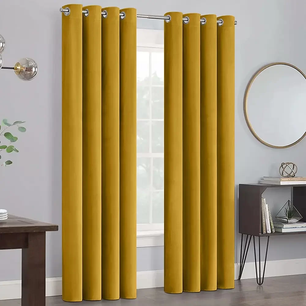 Ochre Curtains