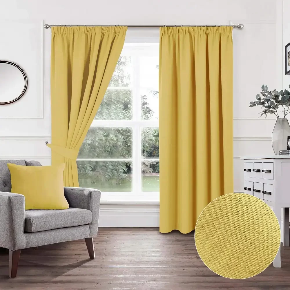 Ochre Curtains