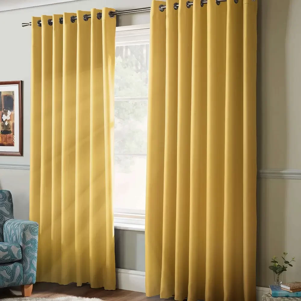Ochre Curtains