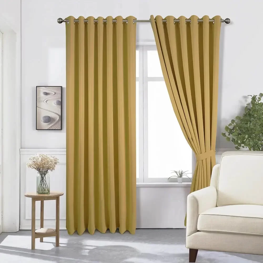 Ochre Curtains