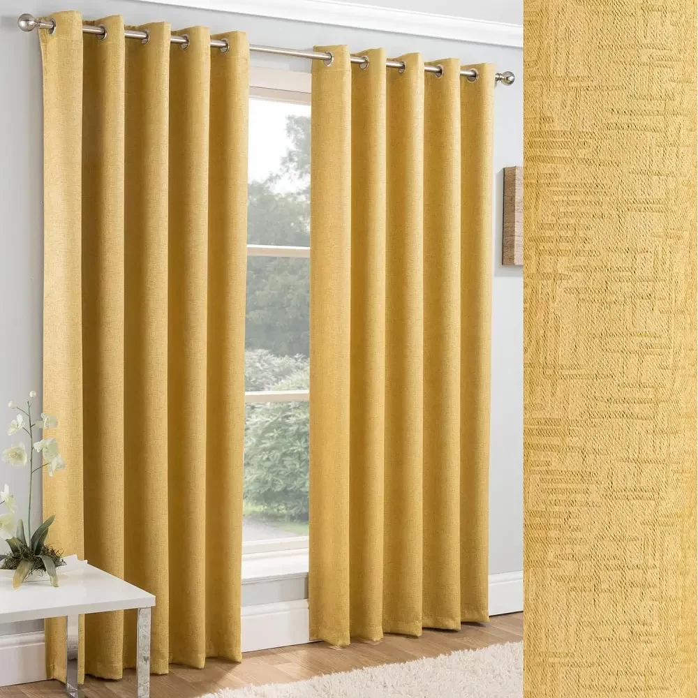 Ochre Curtains