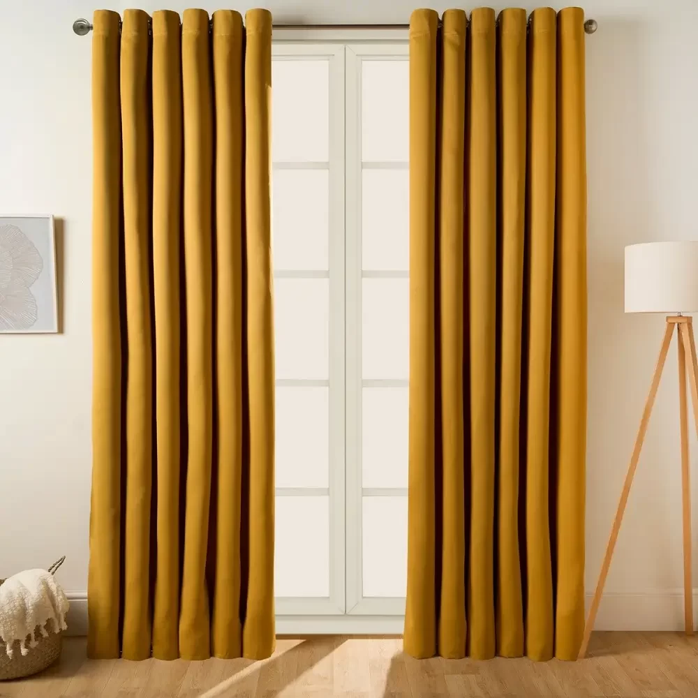 Ochre Curtains