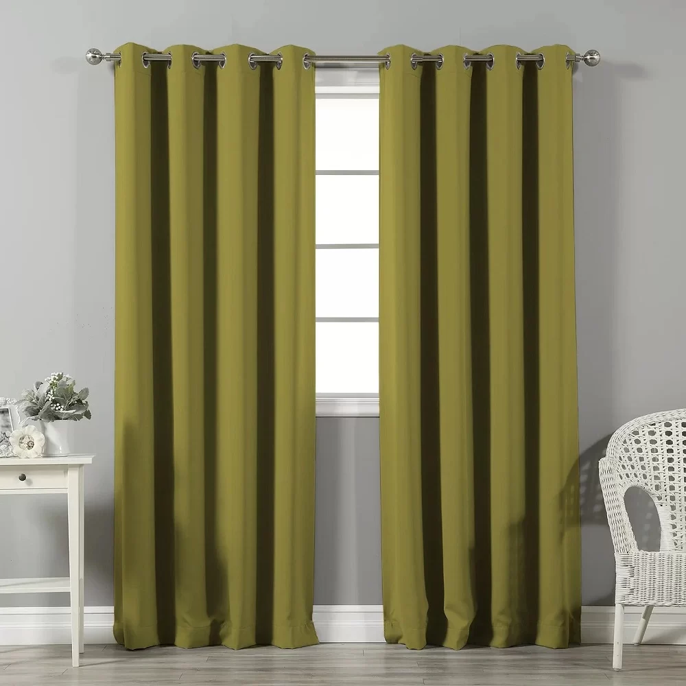 Olive Green Blackout Curtains