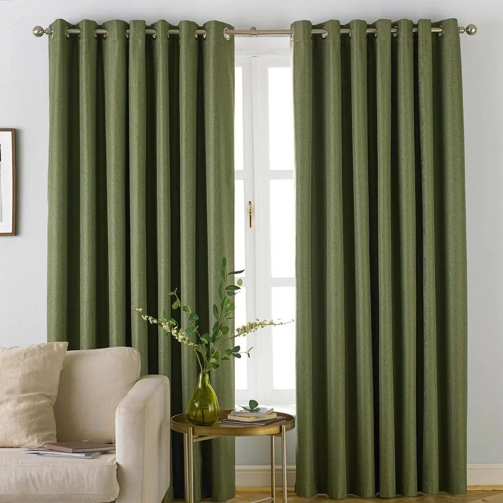 Olive Green Blackout Curtains