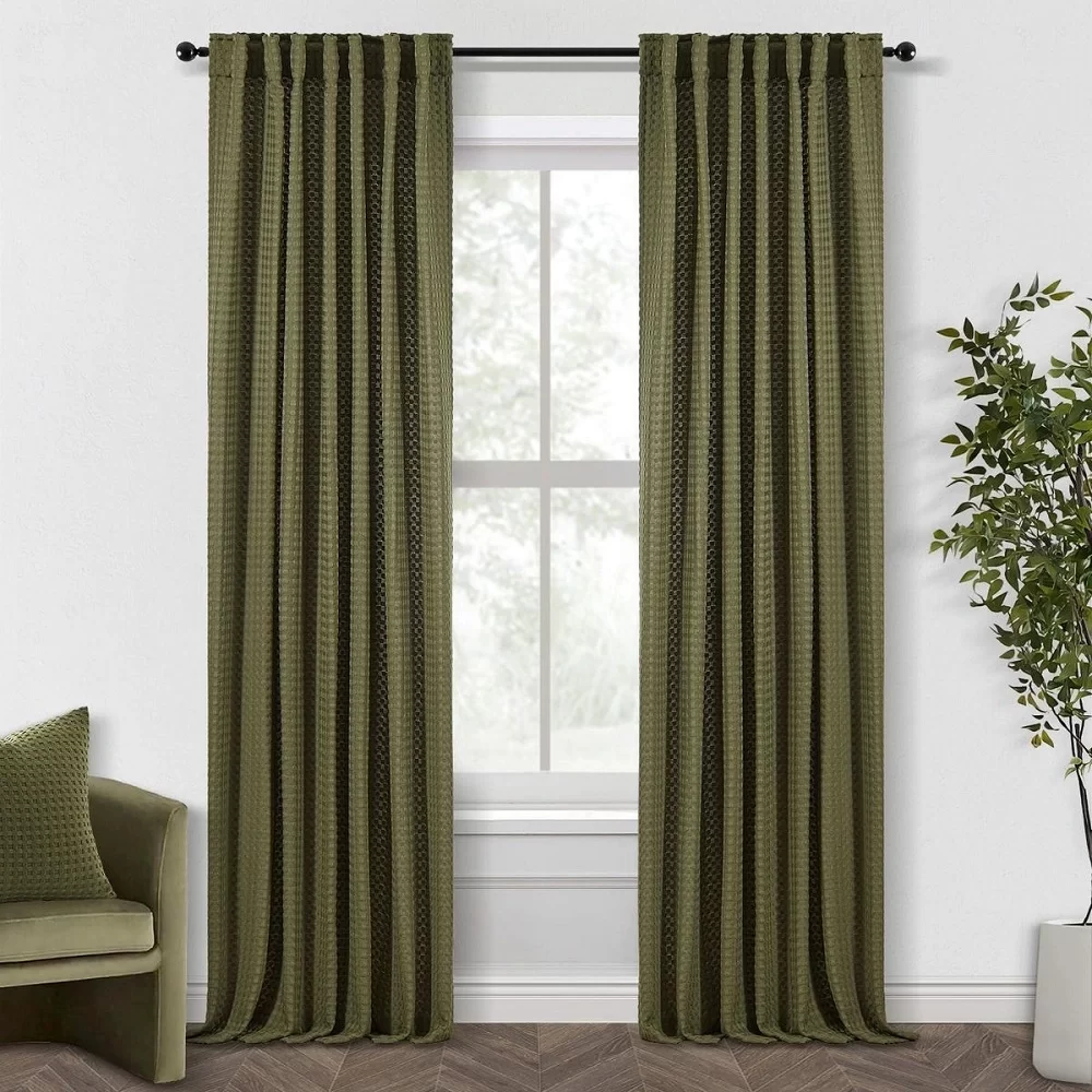 Olive Green Blackout Curtains