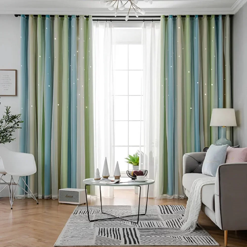 Ombre Blackout Curtains