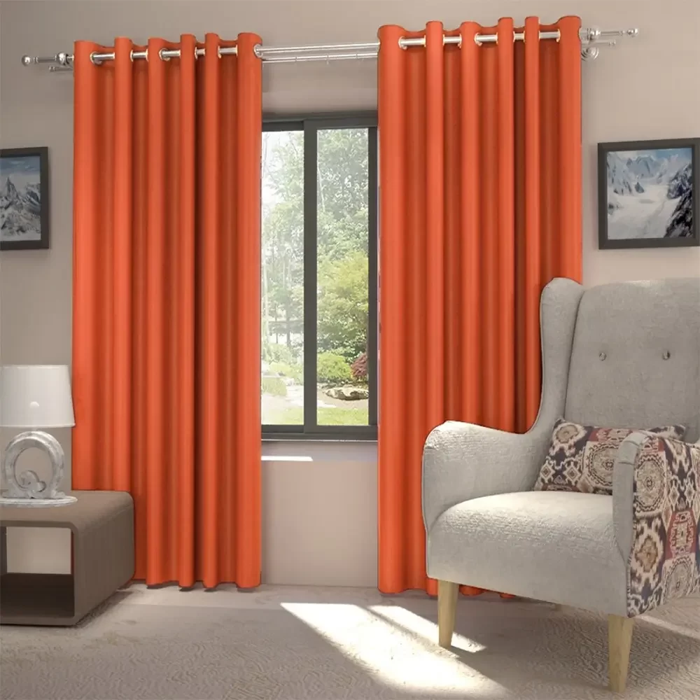 Orange Curtains