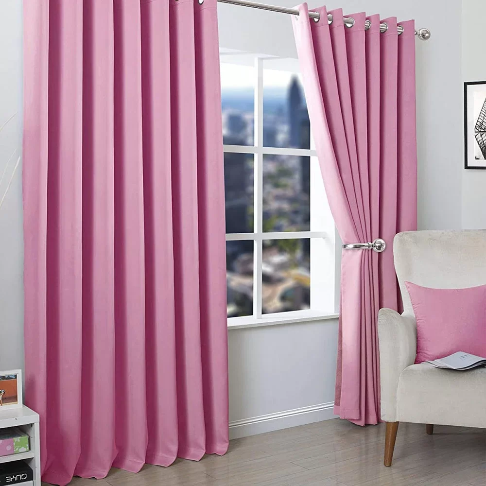 Pink Blackout Curtains