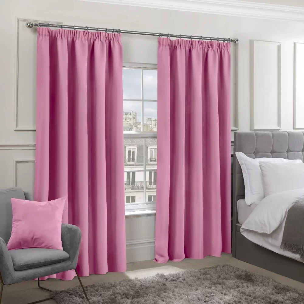 Pink Blackout Curtains