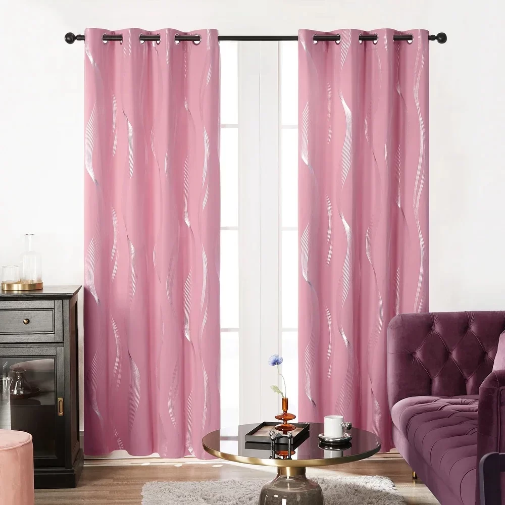 Pink Blackout Curtains