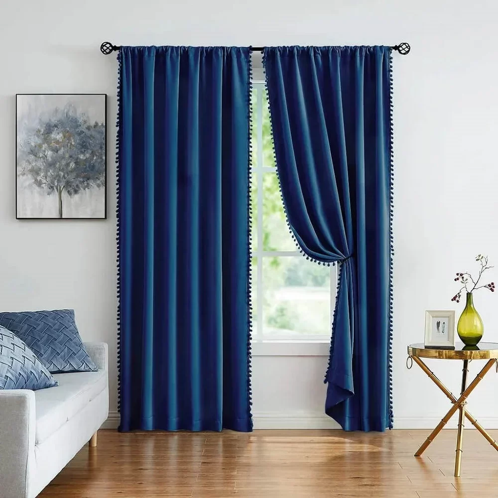 Pom Pom Blackout Curtains