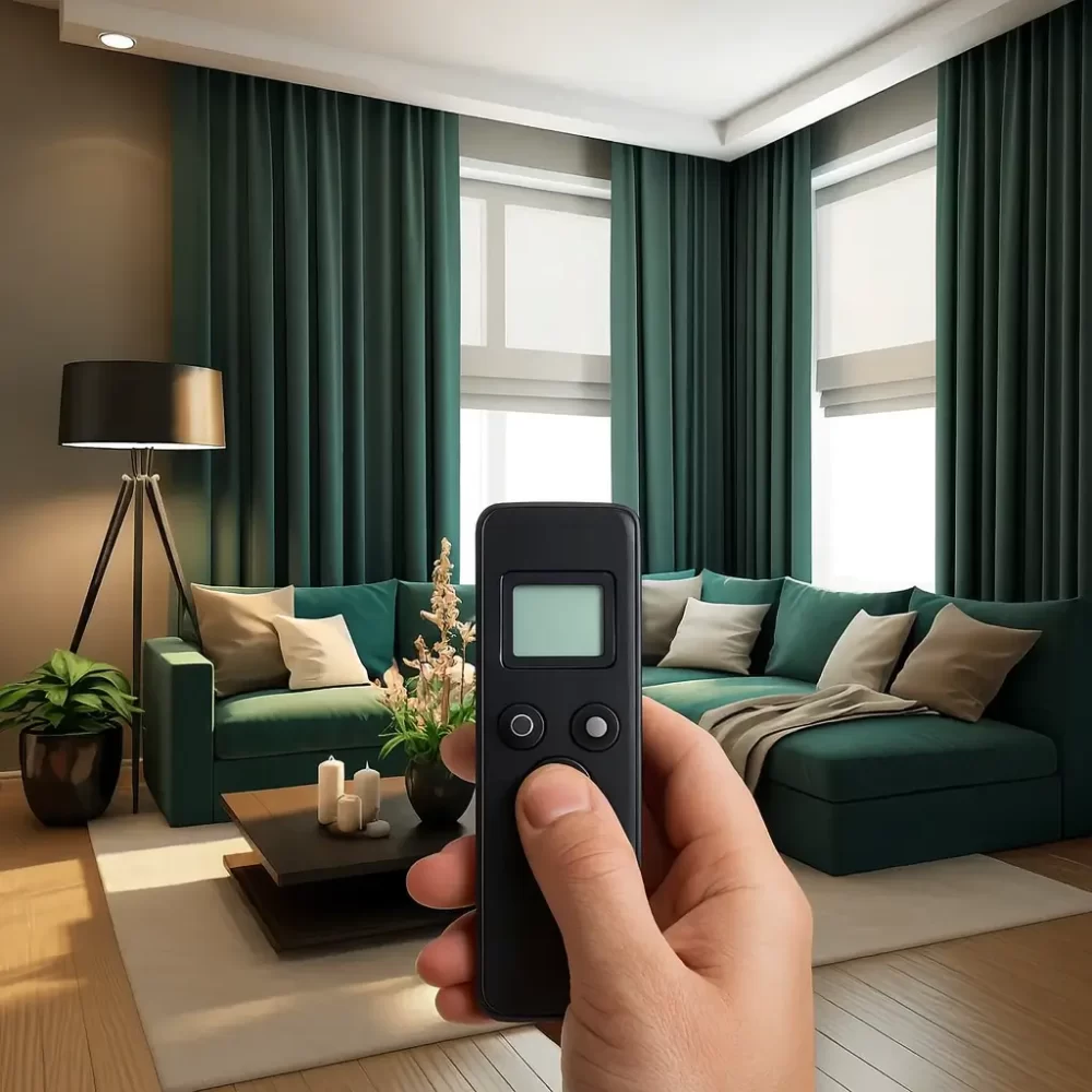 Residential Motorized Curtains