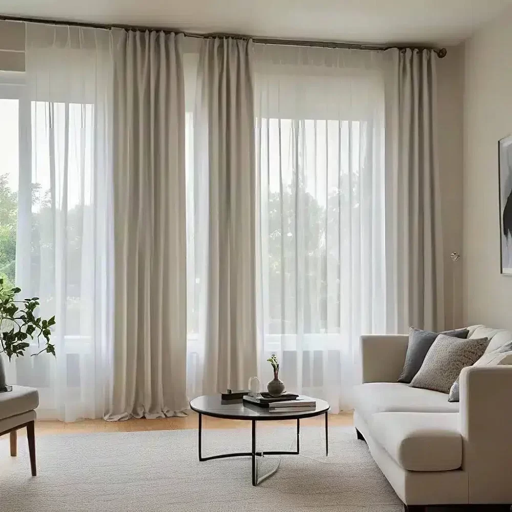 Sheer Curtains for Living Room