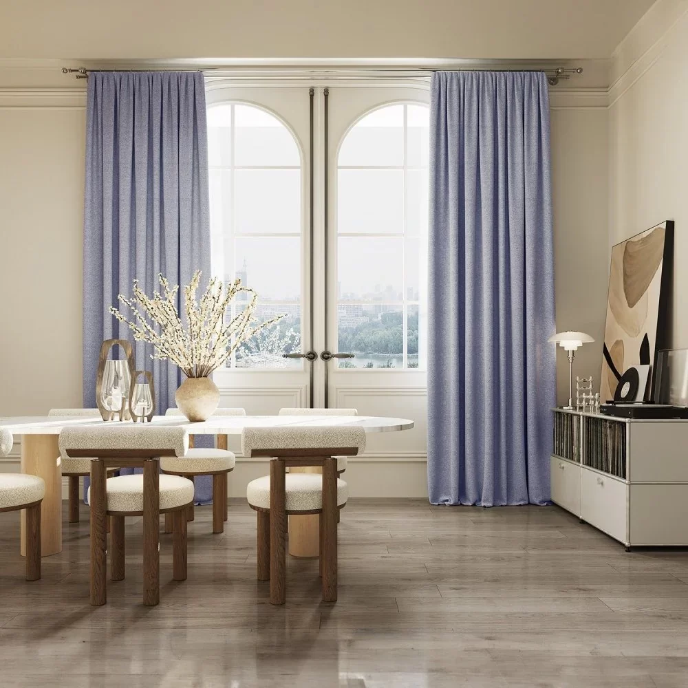 Textured Blackout Curtains