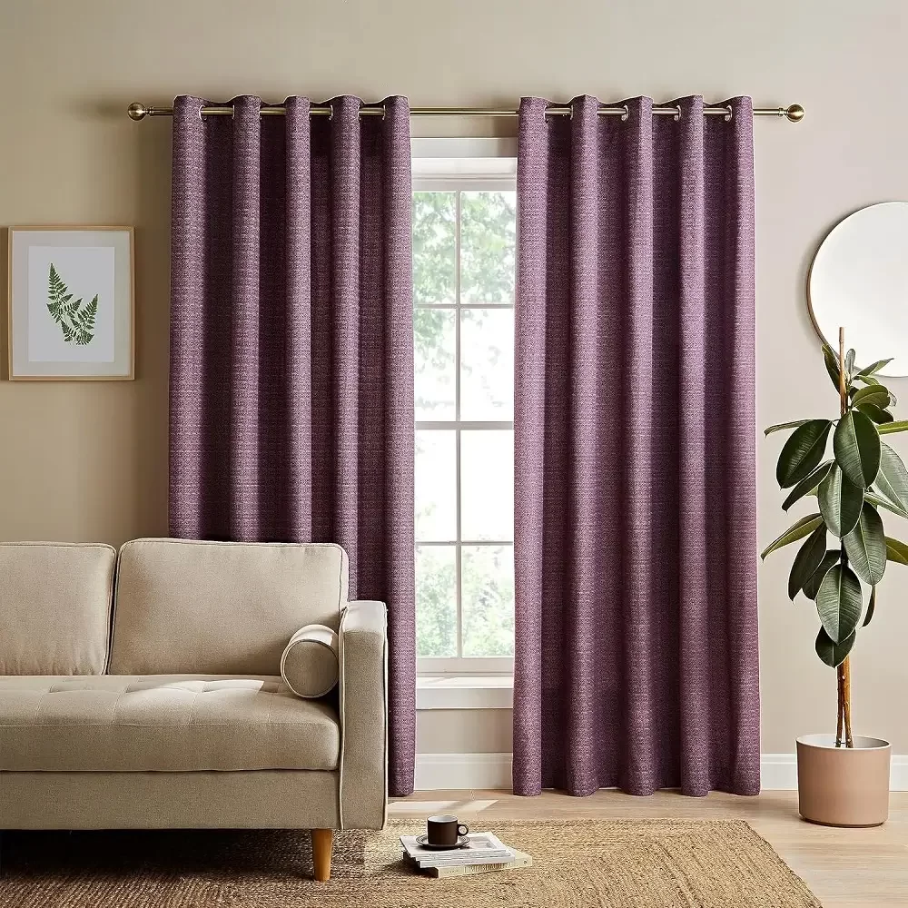 Textured Blackout Curtains