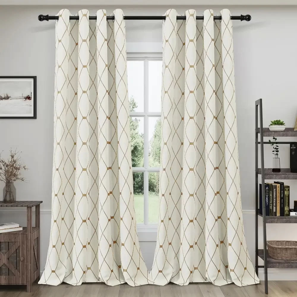 Textured Blackout Curtains