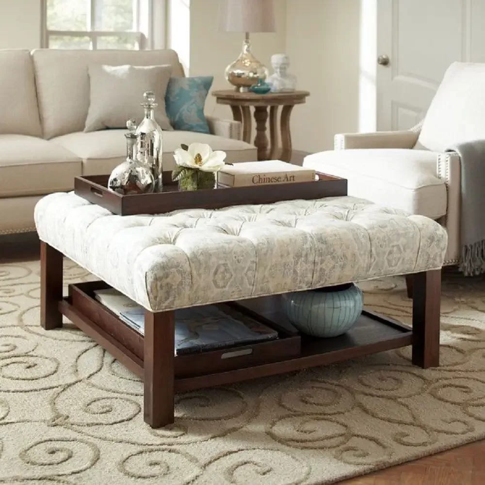 Tray Top Ottoman