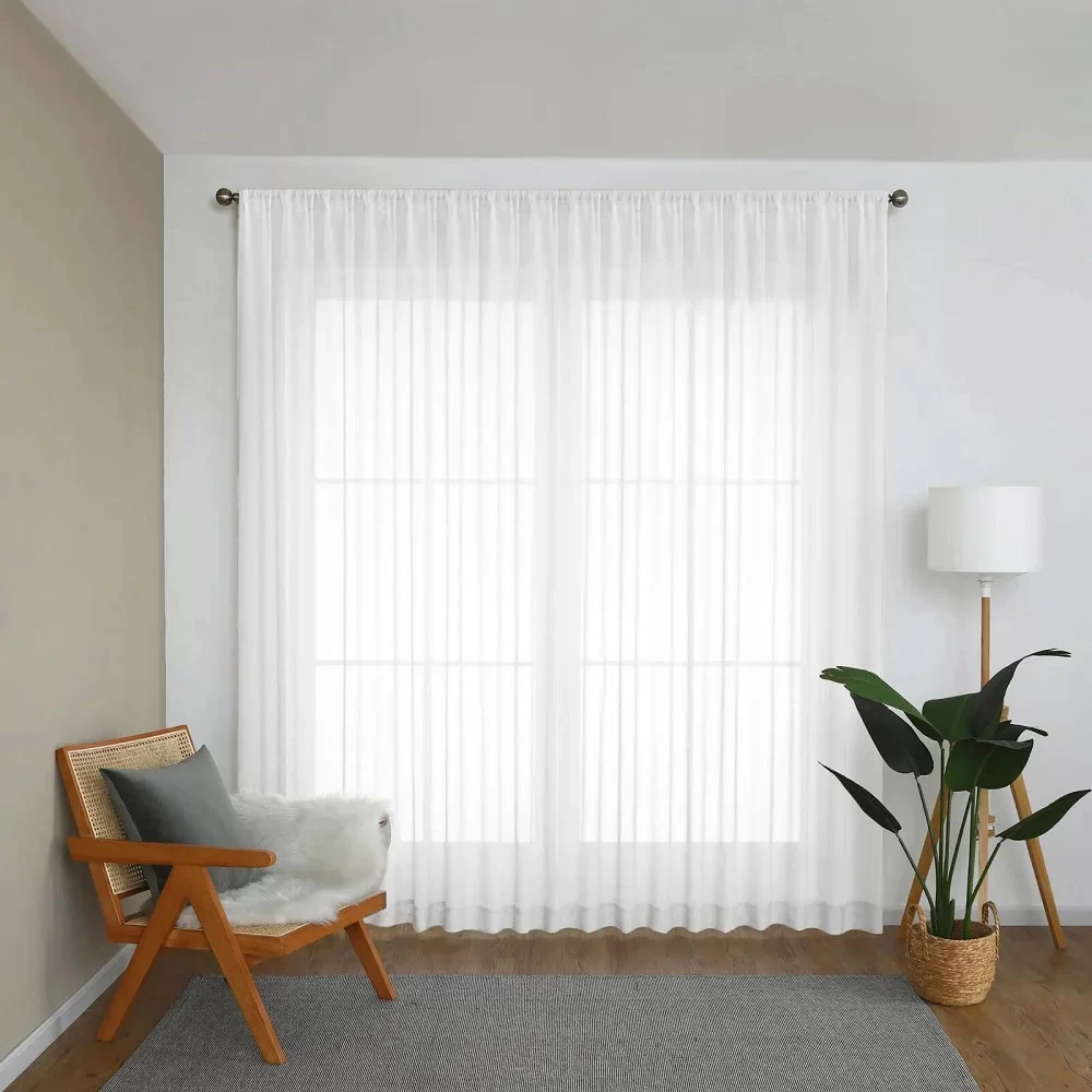 White Sheer Curtains