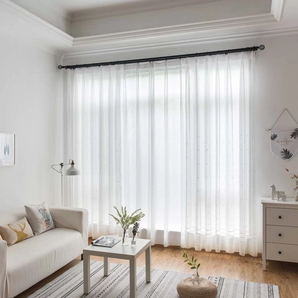 White Sheer Curtains