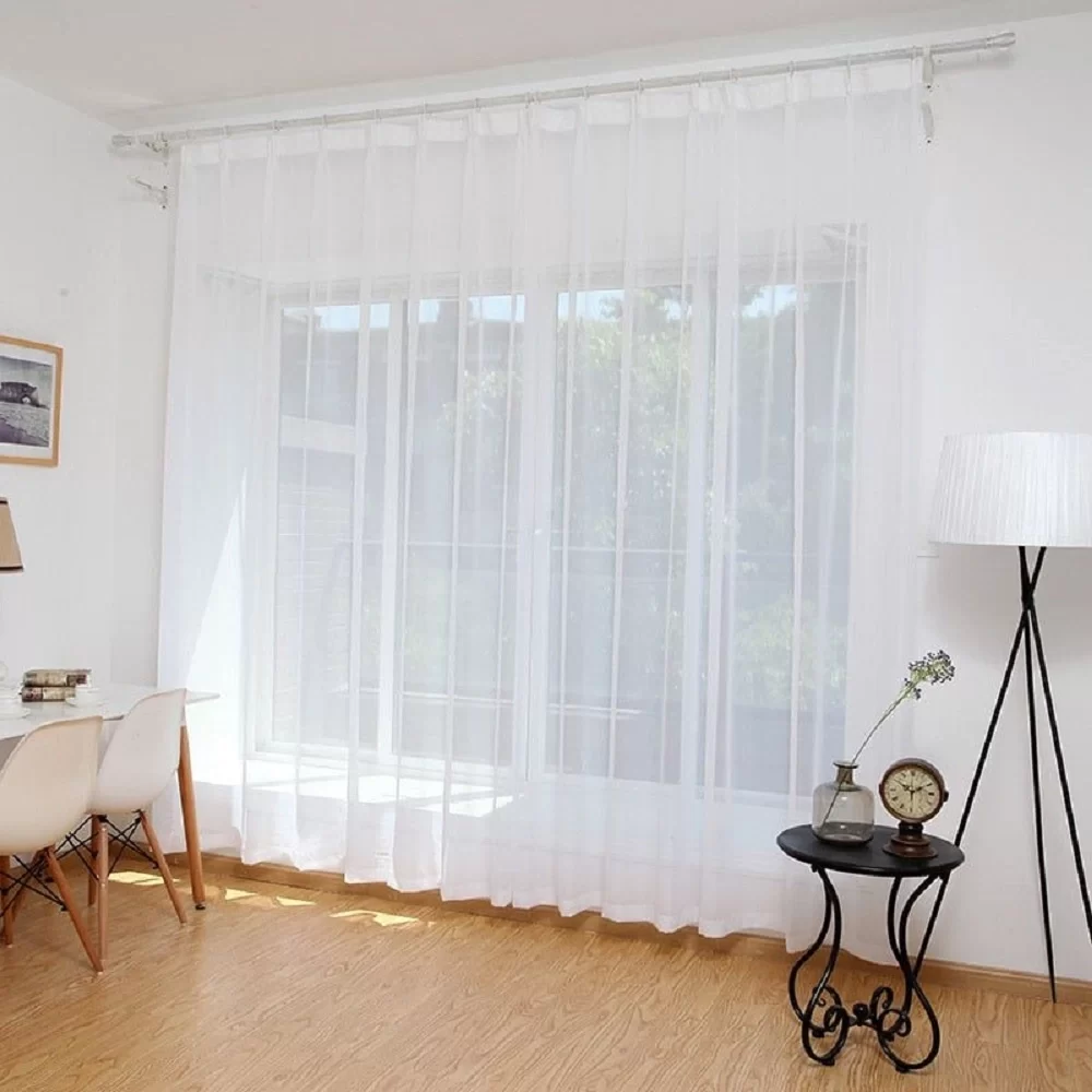 White Sheer Curtains