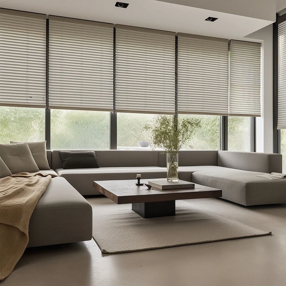 pleated blinds