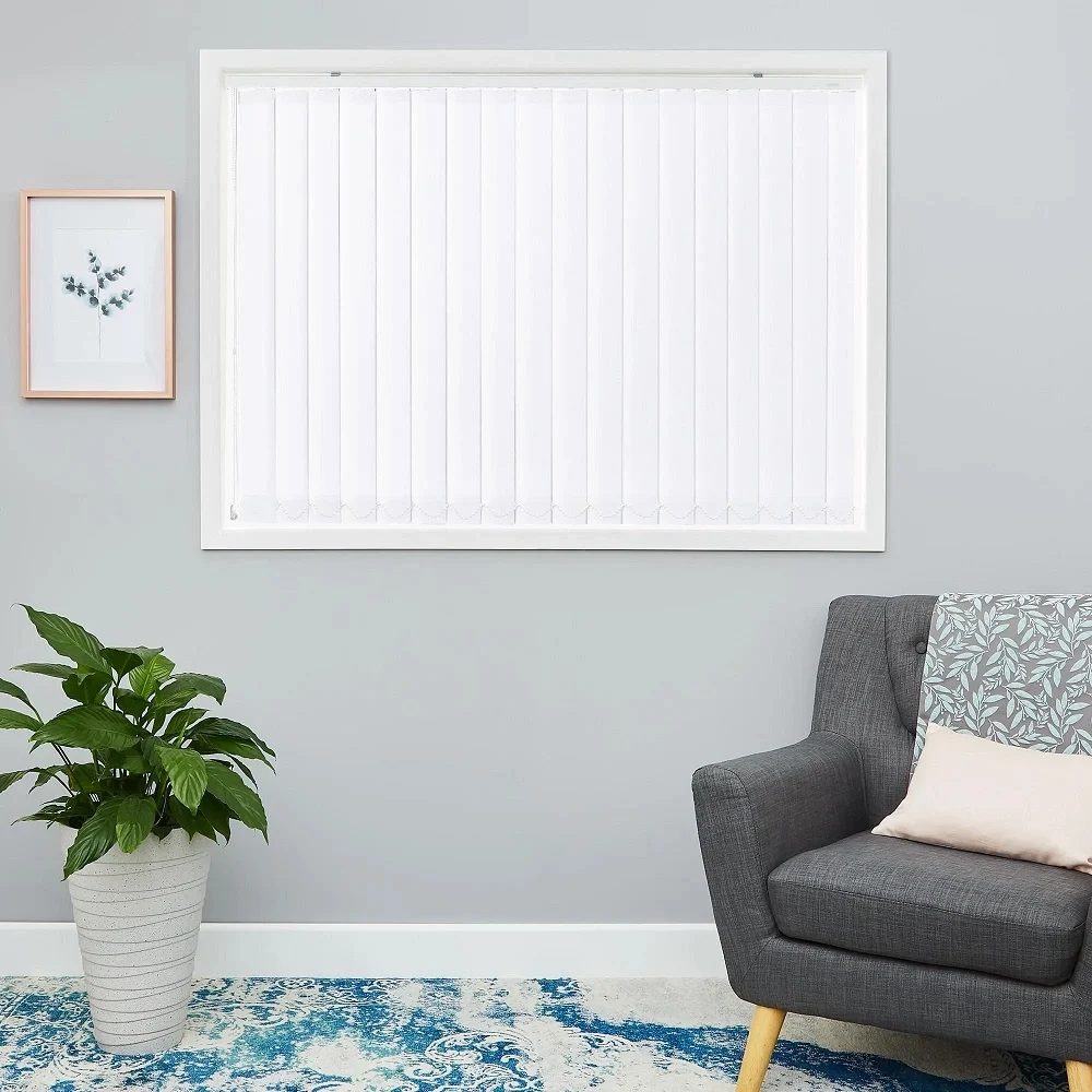 white blinds